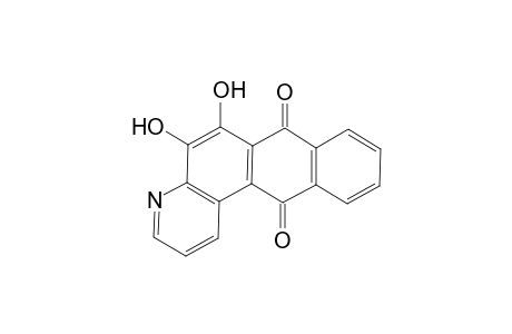 Naphtho[2,3-f]quinoline-7,12-dione, 5,6-dihydroxy-