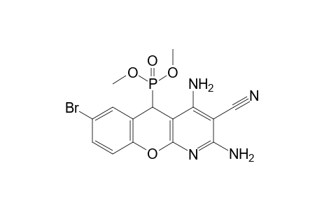 Dimethyl (2,4-Diamino-7-bromo-3-cyano-5H-chromeno[2,3-b]-pyridin-5-yl)phosphonate