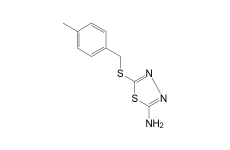 2-amino-5-[(p-methylbenzyl)thio]-1,3,4-thiadiazole