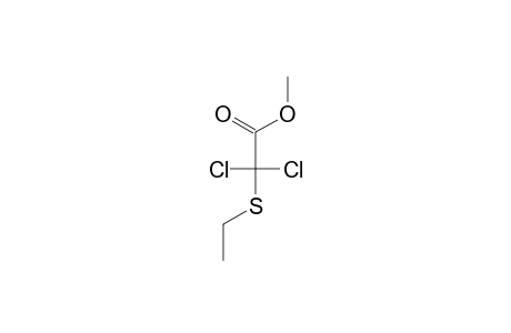 Methyl 2,2-dichloro-2-(ethylthio)acetate