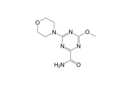 4-Methoxy-6-(4-morpholinyl)-1,3,5-triazine-2-carboxamide