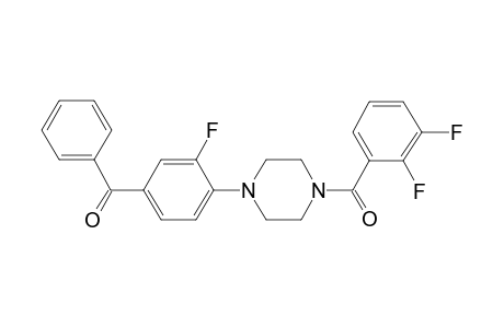 [4-[4-(2,3-difluorobenzoyl)piperazin-1-yl]-3-fluoro-phenyl]-phenyl-methanone