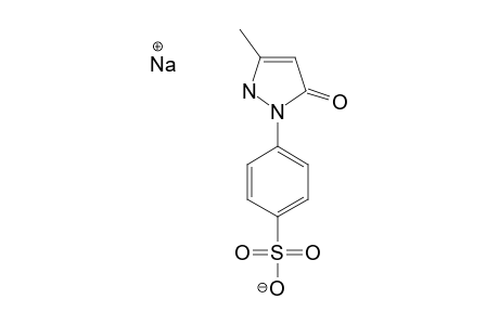 4,5-DIHYDRO-3-METHYL-5-OXO-1-(4-SULFOPHENYL)-1H-PYRAZOLE-SODIUM-SALT;NH-KETO-TAUTOMER;MEPY;3-METHYLPYRAZOLONE-T