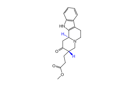 1,2,3alpha,4,6,7,12,12bbeta-OCTAHYDRO-2-OXOINDOLO[2,3-a]-QUINOLIZINE-3-PROPIONIC ACID, METHYL ESTER