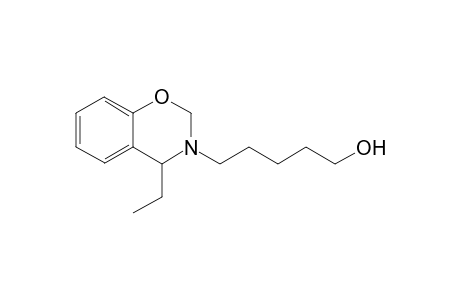 (+-)-3,4-Dihydro-3-(5'-hydroxypentyl)-4-ethyl-2H-1,3-benzoxazine