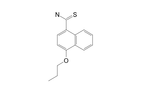 4-propoxythio-1-naphthamide