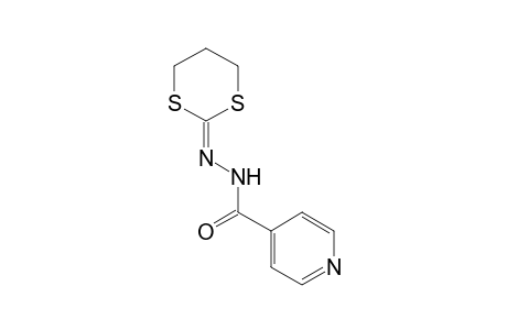 isonicotinic acid, (m-dithian-2-ylidene)hydrazide