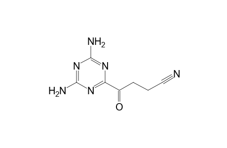 4,6-diamino-gemma-oxo-s-triazine-2-butyronitrile