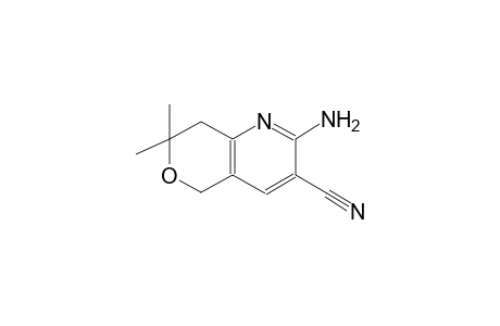 2-amino-7,7-dimethyl-7,8-dihydro-5H-pyrano[4,3-b]pyridine-3-carbonitrile