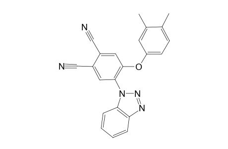 1,2-benzenedicarbonitrile, 4-(1H-1,2,3-benzotriazol-1-yl)-5-(3,4-dimethylphenoxy)-