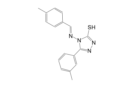 5-(3-methylphenyl)-4-{[(E)-(4-methylphenyl)methylidene]amino}-4H-1,2,4-triazol-3-yl hydrosulfide