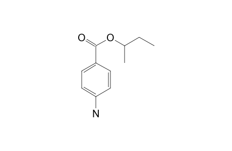 Benzoic acid, 4-amino-, 1-methylpropyl ester