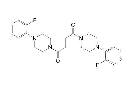 1-(2-Fluorophenyl)-4-{4-[4-(2-fluorophenyl)-1-piperazinyl]-4-oxobutanoyl}piperazine