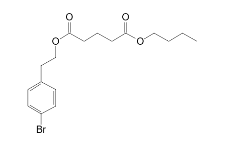 Glutaric acid, 2-(4-bromophenyl)ethyl butyl ester