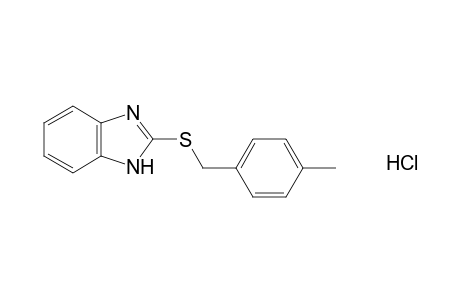 2-[(p-methylbenzyl)thio]benzimidazole, monohydrochloride