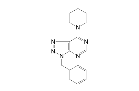3H-[1,2,3]Triazolo[4,5-d]pyrimidine, 3-(phenylmethyl)-7-(1-piperidinyl)-