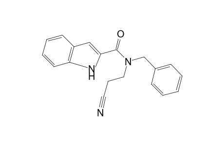 N-benzyl-N-(2-cyanoethyl)indole-2-carboxamide