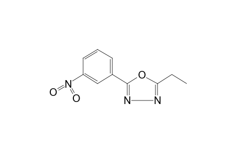 2-ethyl-5-(m-nitrophenyl)-1,3,4-oxadiazole