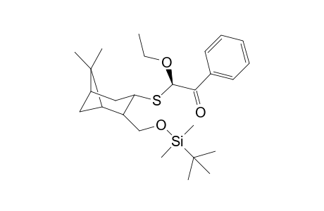 (2'R)-6,6-Dimethyl-3-(2'-ethoxy-1'-phenyl-1'-oxo-2'-ethylsulfanyl)-2(O-t-butyldimethylsilylhydroxymethyl)bicyclo[3.1.1]heptane