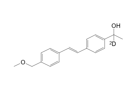 4-(1-D-1-hydroxyethyl)-4'-methoxymethyl-stilben