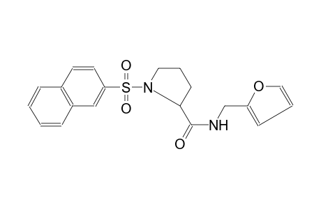 2-pyrrolidinecarboxamide, N-(2-furanylmethyl)-1-(2-naphthalenylsulfonyl)-