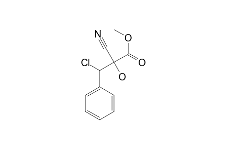 METHYL-3-CHLORO-2-CYANO-2-HYDROXY-3-PHENYLPROPANOATE