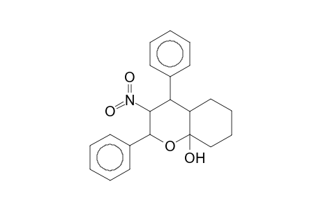 8Ah-1-benzopyran-8a-ol, octahydro-3-nitro-2,4-diphenyl-