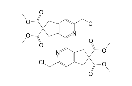 7,7'-Bis[Dimethyl 5-chloromethyl-1,2-dihydro-3H-cyclopenta[c]pyridine-2,2-dicarboxylate]