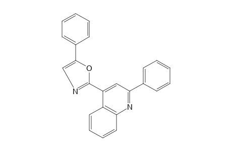 2-phenyl-4-(5-phenyl-2-oxazolyl)quinoline