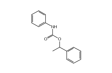 carbanilic acid, alpha-methylbenzyl ester