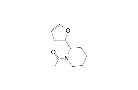 2-(2-Furyl)piperidine, N-acetyl-