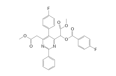 1-(5-(4-Fluorophenyl)-6-(2-methoxy-2-oxoethyl)-2-phenylpyrimidin-4-yl)-2-methoxy-2-oxoethyl 4-Fluorobenzoate