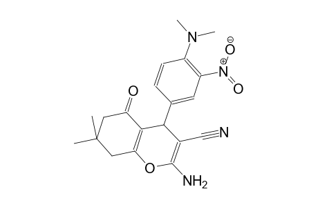 4H-1-benzopyran-3-carbonitrile, 2-amino-4-[4-(dimethylamino)-3-nitrophenyl]-5,6,7,8-tetrahydro-7,7-dimethyl-5-oxo-