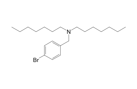 4-Bromobenzylamine, N,N-diheptyl-