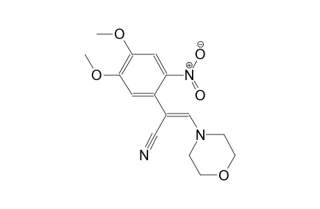 benzeneacetonitrile, 4,5-dimethoxy-alpha-(4-morpholinylmethylene)-2-nitro-