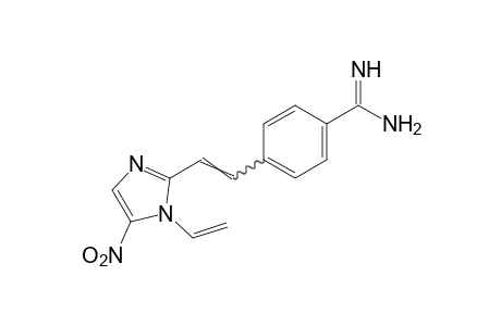 p-[2-(5-nitro-1-vinylimidazol-2-yl)vinyl]benzamidine