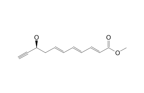 (2E,4E,6E,9S)-9-hydroxyundeca-2,4,6-trien-10-ynoic acid methyl ester