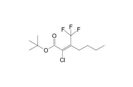 (E)-2-chloro-3-(trifluoromethyl)-2-heptenoic acid tert-butyl ester