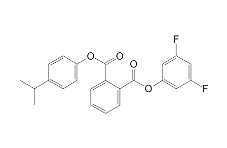 Phthalic acid, 3,5-difluorophenyl 4-isopropylphenyl ester