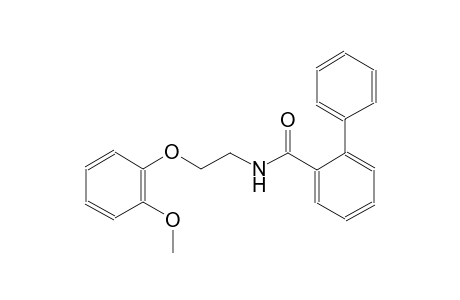 [1,1'-biphenyl]-2-carboxamide, N-[2-(2-methoxyphenoxy)ethyl]-