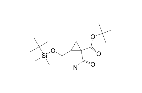 2-[[Tert-butyl(dimethyl)silyl]oxymethyl]-1-carbamoyl-1-cyclopropanecarboxylic acid tert-butyl ester