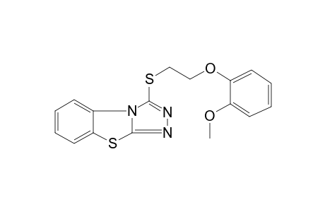 3-{[2-(2-methoxyphenoxy)ethyl]sulfanyl}[1,2,4]triazolo[3,4-b][1,3]benzothiazole