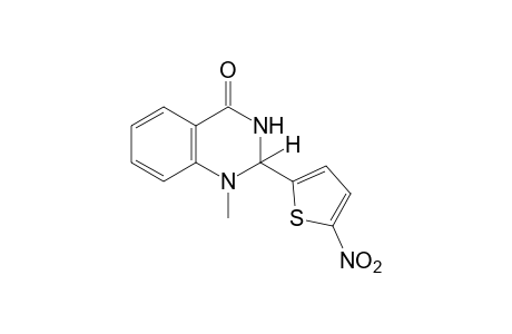 2,3-dihydro-1-methyl-2-(5-nitro-2-thienyl)-4(1H)-quinazolinone