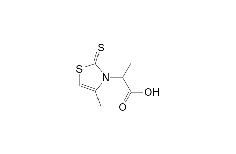 alpha,4-dimethyl-2-thioxo-4-thiazoline-3-acetic acid