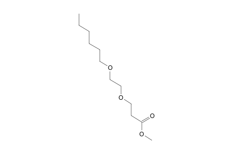 3-[2-(hexyloxy)ethoxy]propionic acid, methyl ester