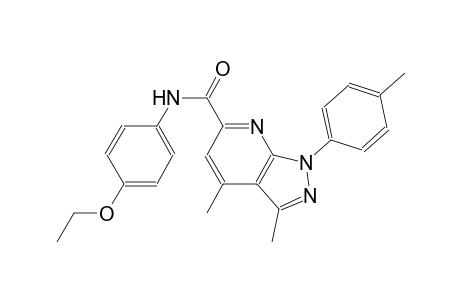1H-pyrazolo[3,4-b]pyridine-6-carboxamide, N-(4-ethoxyphenyl)-3,4-dimethyl-1-(4-methylphenyl)-