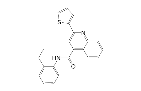 N-(2-ethylphenyl)-2-(2-thienyl)-4-quinolinecarboxamide