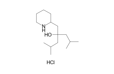 alpha,alpha-Diisobutyl-2-piperidineethanol, hydrochloride