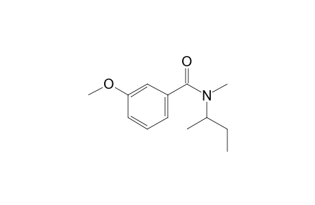 Benzamide, 3-methoxy-N-(2-butyl)-N-methyl-