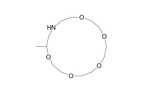 1,4,7,10,13-Pentaoxa-16-azacyclooctadecane, 14-methyl-